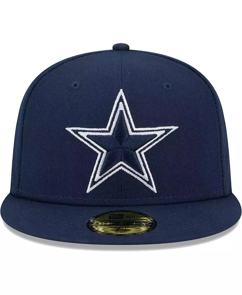 New Era Men's Navy Dallas Cowboys Main 59FIFTY Fitted Hat 3