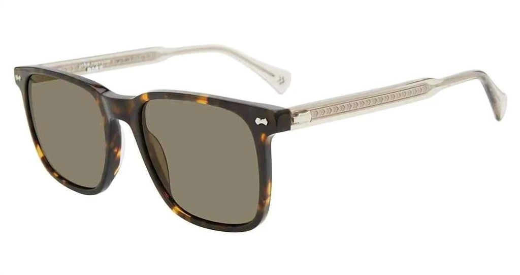 John Varvatos Men's Square Sunglasses In Havana 1