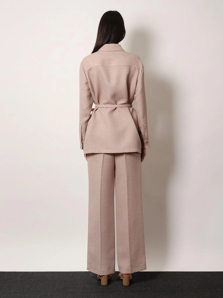 Fendi Ff diagonal 3d wool blazer 3