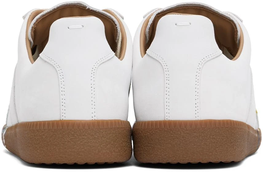 MAISON MARGIELA Off-White Paint Replica Sneakers 2