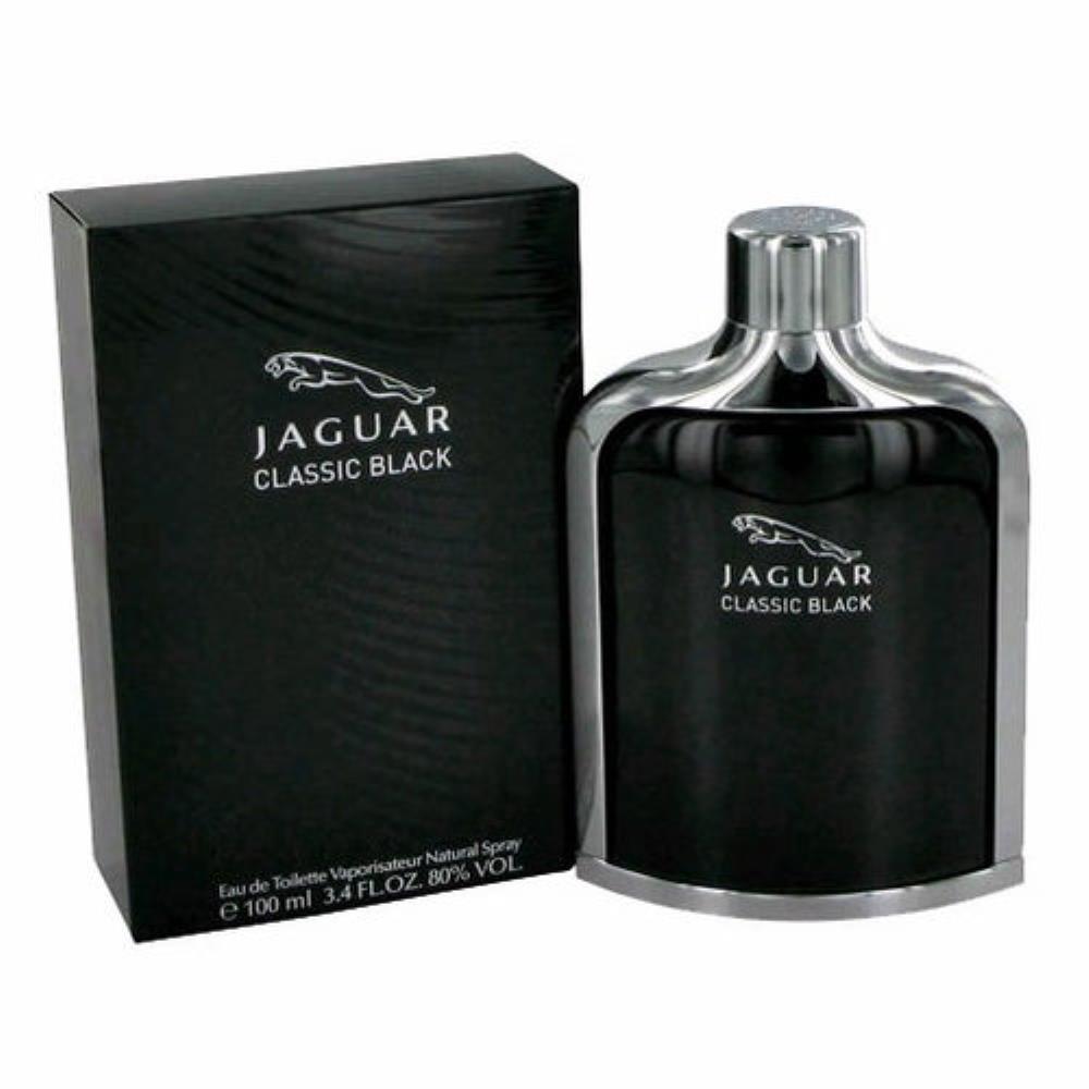 JAGUAR Classic Black Eau De Toilette  Men's Cologne 3.4 Oz