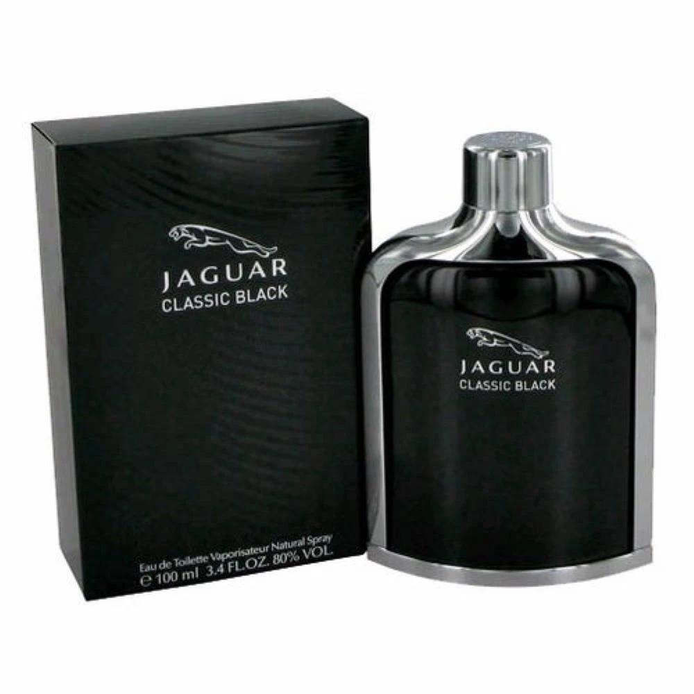 JAGUAR Classic Black Eau De Toilette  Men's Cologne 3.4 Oz 1