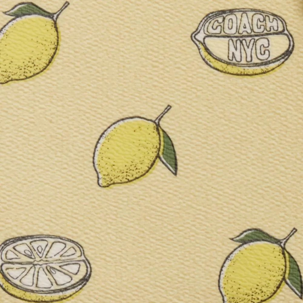 Coach Notebook With Lemon Print 3