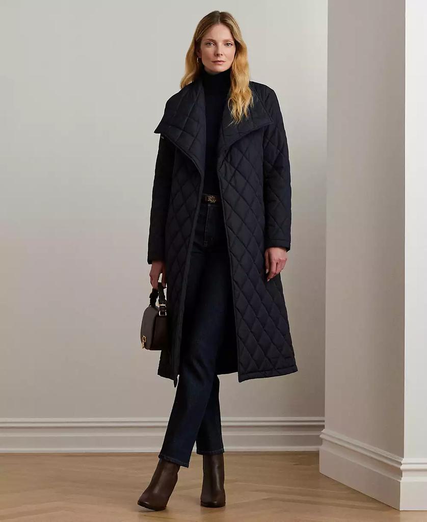 Ralph Lauren Women's Belted Midi Quilt Coat