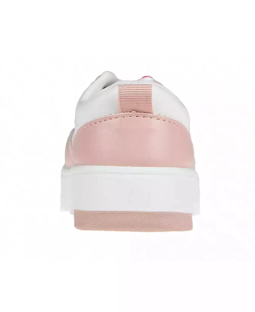Bebe Toddler Girls Butterfly Lace Charms with Court Sneakers 5