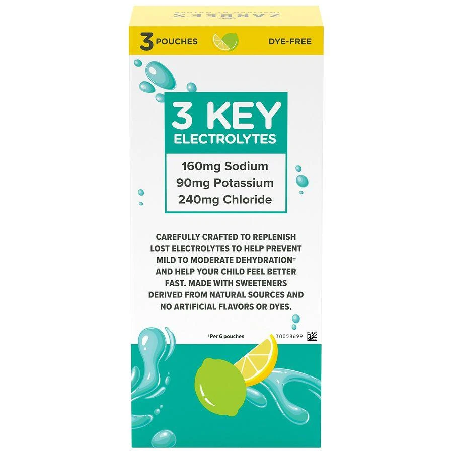ZarBee
s Naturals Triple Action Hydration Electrolyte Drink for Kids with Zinc
Prebiotics Lemon Lime 2