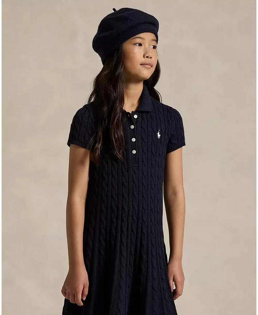 Ralph Lauren Girls
7-16 Cable-Knit Cotton Polo Sweater Dress 2