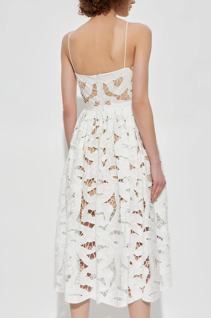 Self Portrait Self-Portrait Bow Embroidered Midi Dress 3