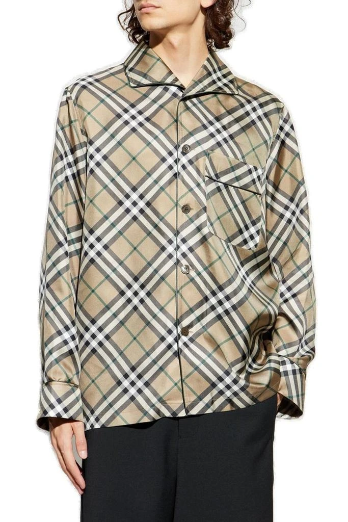 Burberry Burberry Checked Button-Up Pyjama Shirt 2