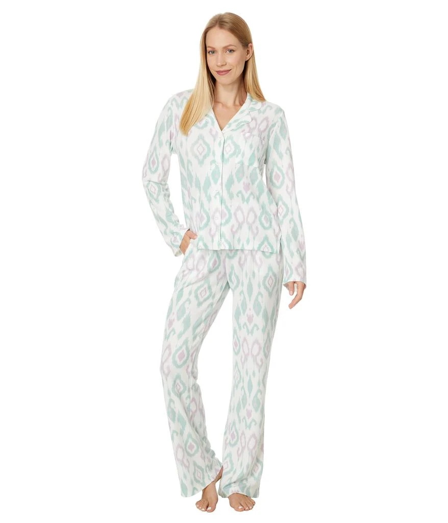 P.J. Salvage Loungewear Ikat Watercolor Pajama Pj Set 5