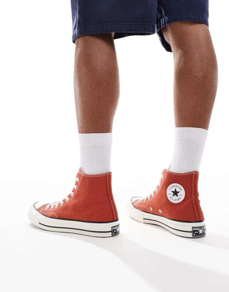 Converse Converse Chuck 70s Hi trainers in orange 4