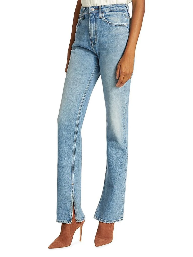 Derek Lam Frankie Ultra High-Rise Straight-Leg Jeans 4