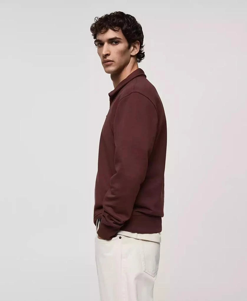 Mango Men's Regular-Fit Cotton Sweatshirt 2
