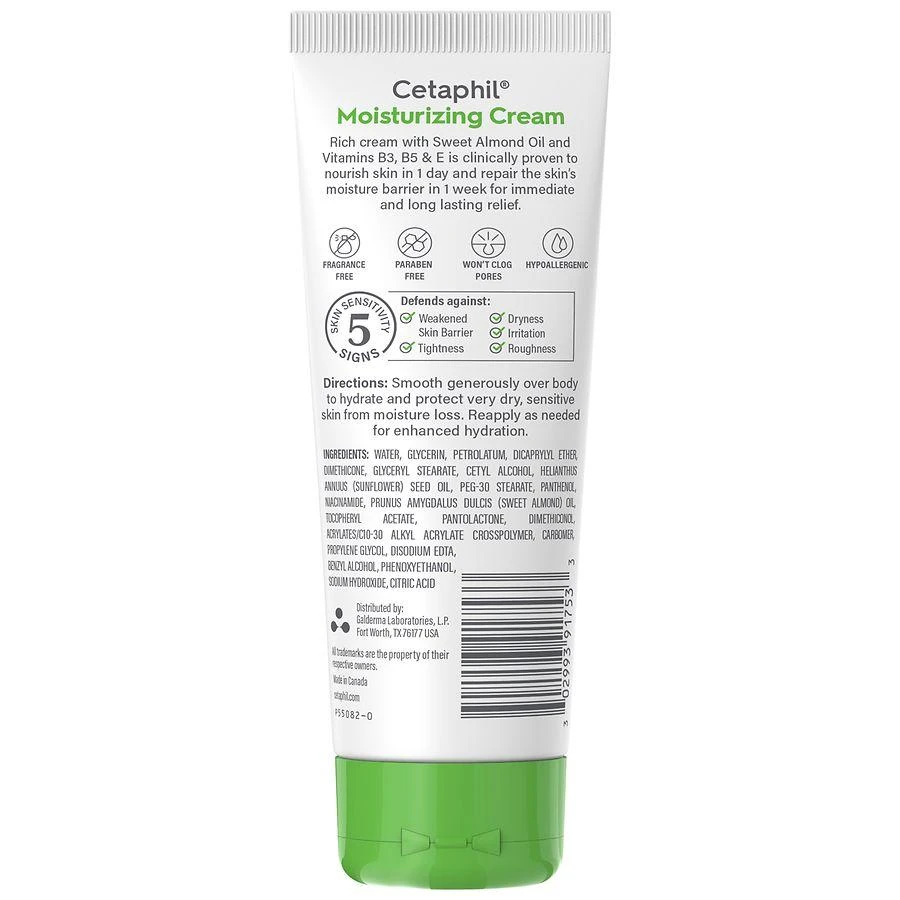 Cetaphil Moisturizing Cream for Dry to Very Dry, Sensitive Skin 2