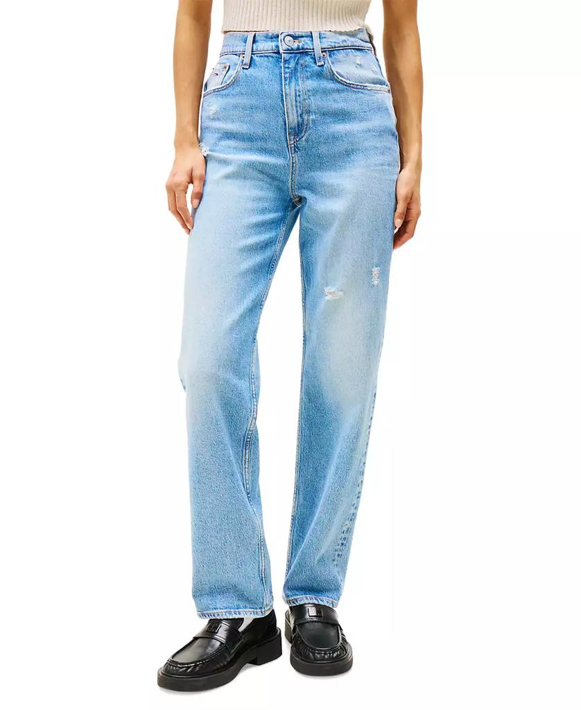 Tommy Jeans Women's Layla High-Rise Slim-Straight Jeans