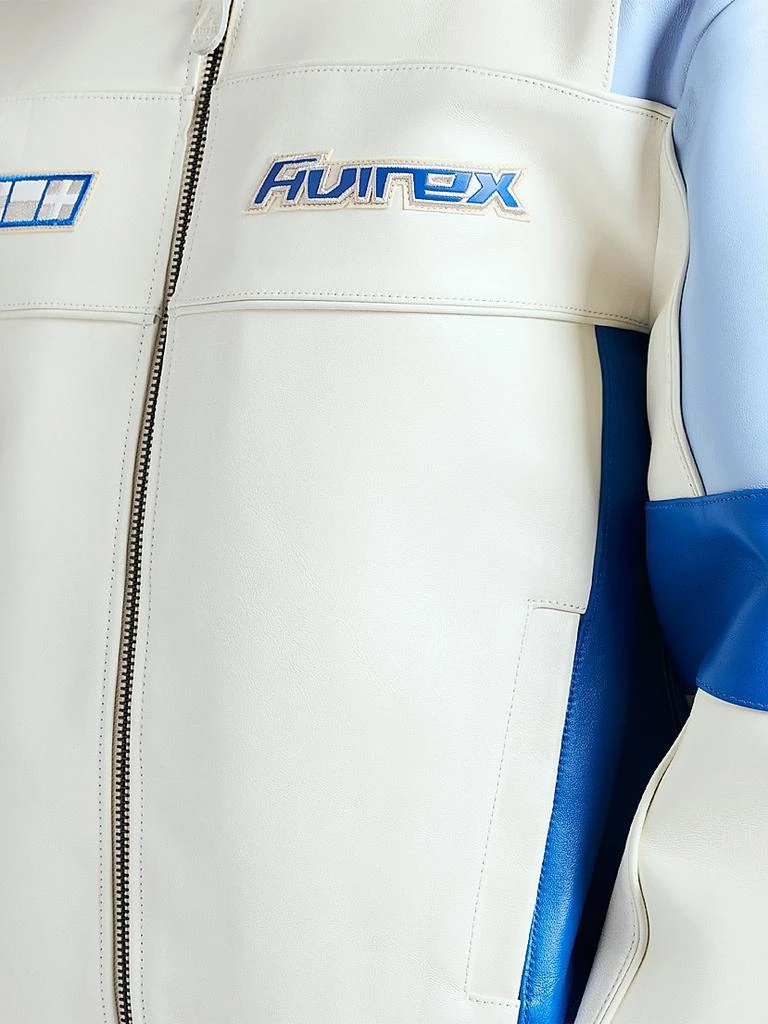 Avirex Off-Shore Leather Racing Jacket 7
