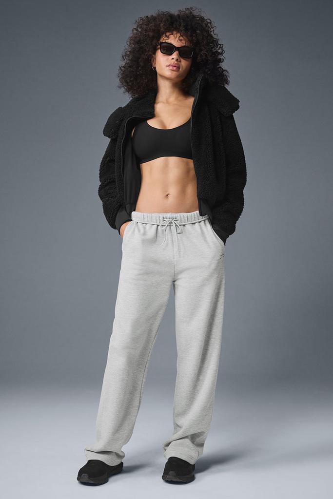 Alo Foxy Sherpa Jacket - Black - Leggings - Free Shipping