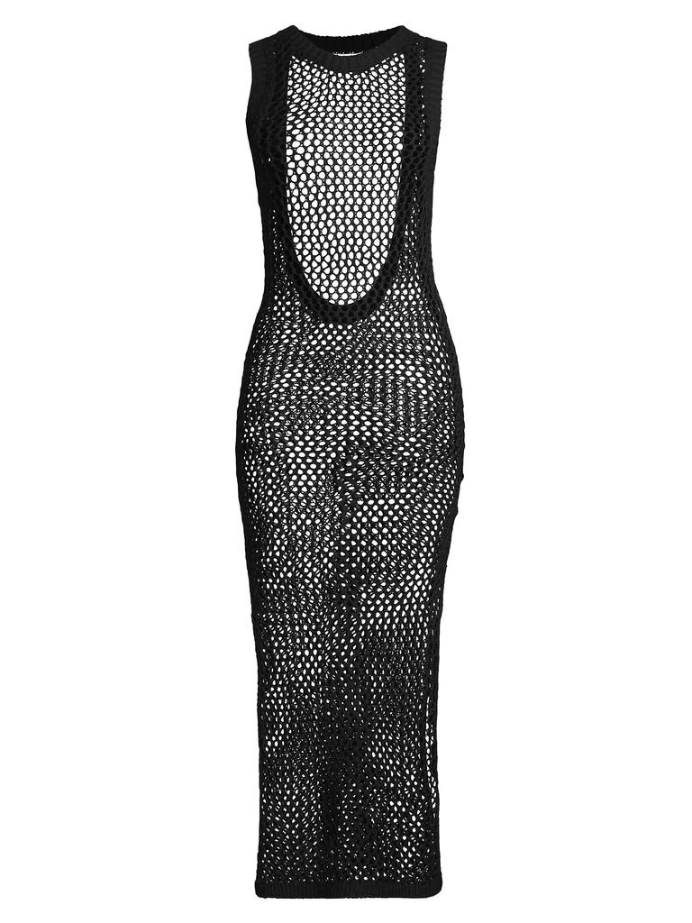 Beach Riot Holly Net Cover-Up Midi-Dress 1