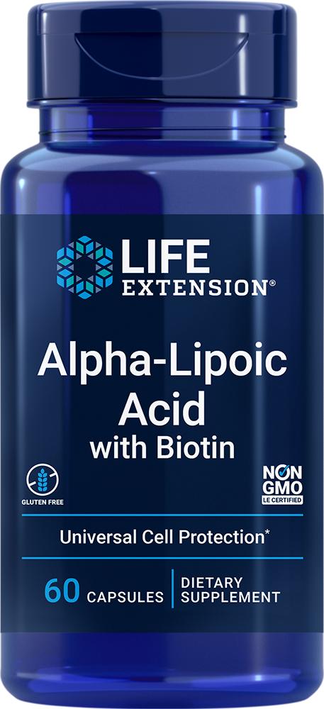 Life Extension Life Extension Alpha-Lipoic Acid with Biotin (60 capsules)