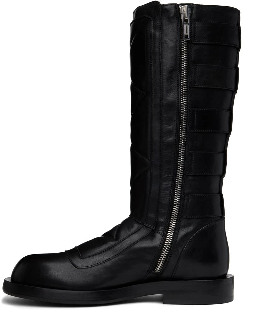 ANN DEMEULEMEESTER Black Jace Biker Boots 3
