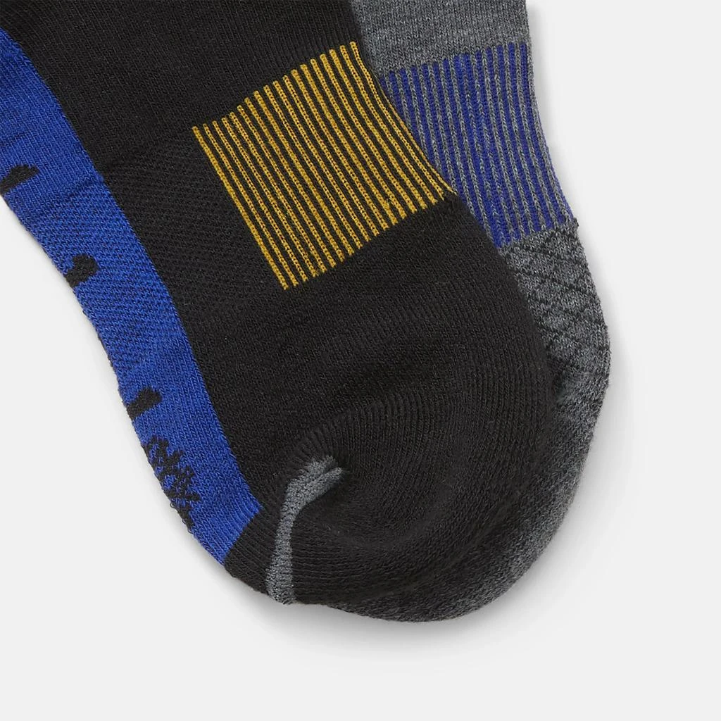 Timberland Men's 2-Pack Top Stripe Lockup No Show Sock 2