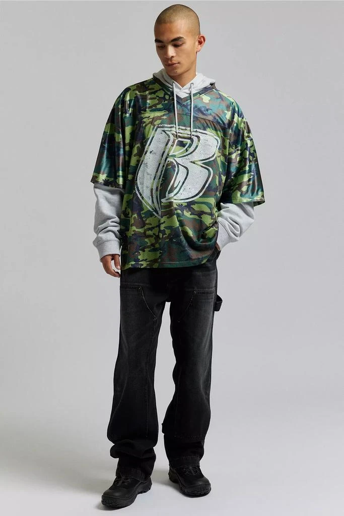 Urban Outfitters Ruff Ryders Football Jersey Mesh Tee 2