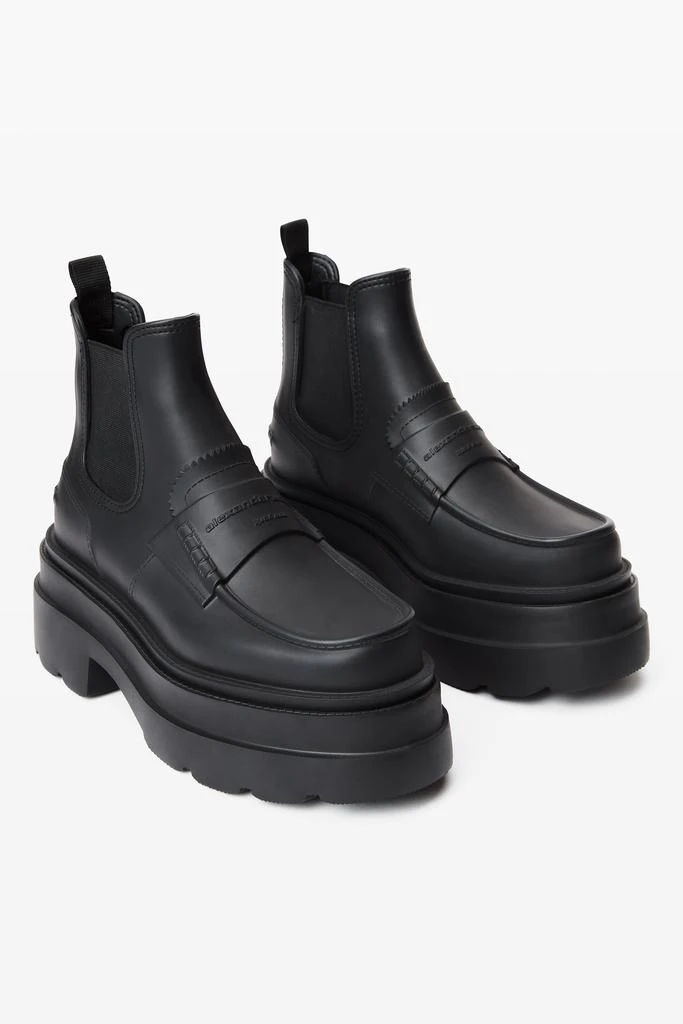Alexander Wang Carter 75mm Ankle Platform Boot in Rubber 3