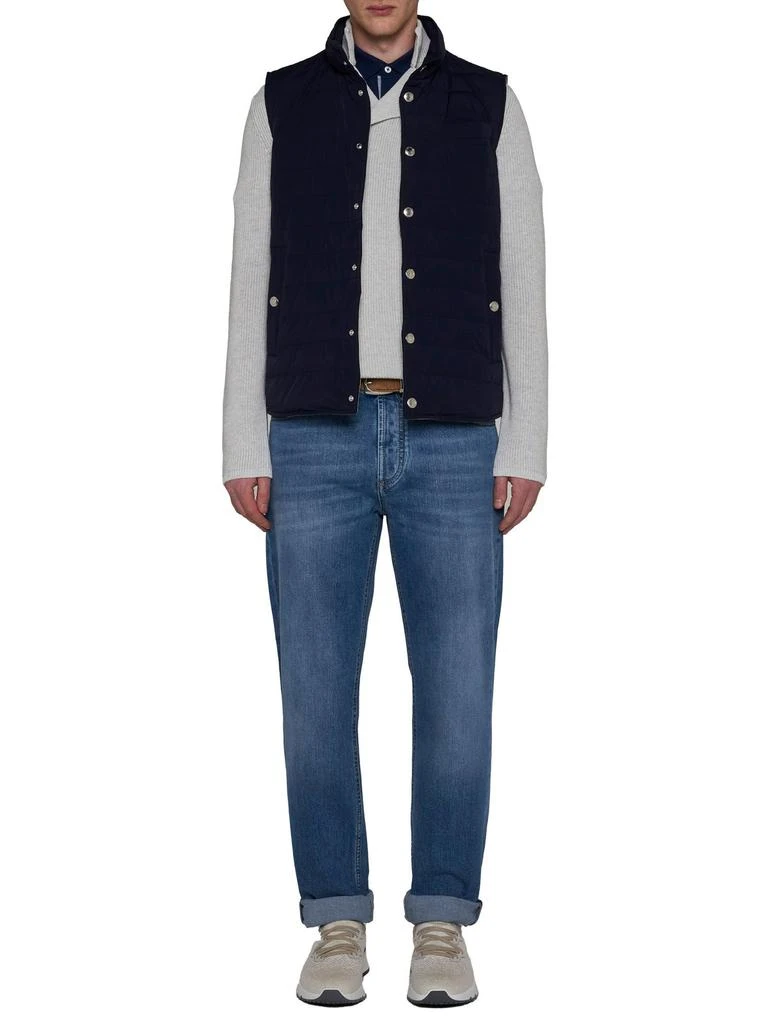 Brunello Cucinelli Brunello Cucinelli Mid-Rise Straight-Leg Jeans 4