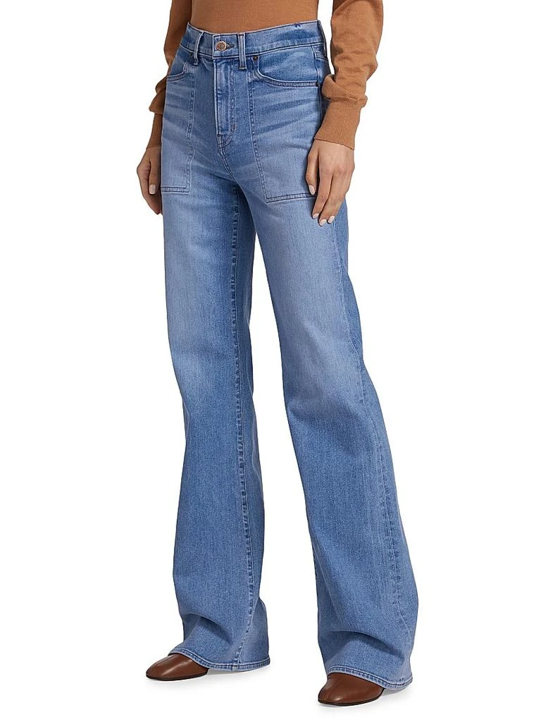 VERONICA BEARD Crosbie Wide-Leg Jeans 4