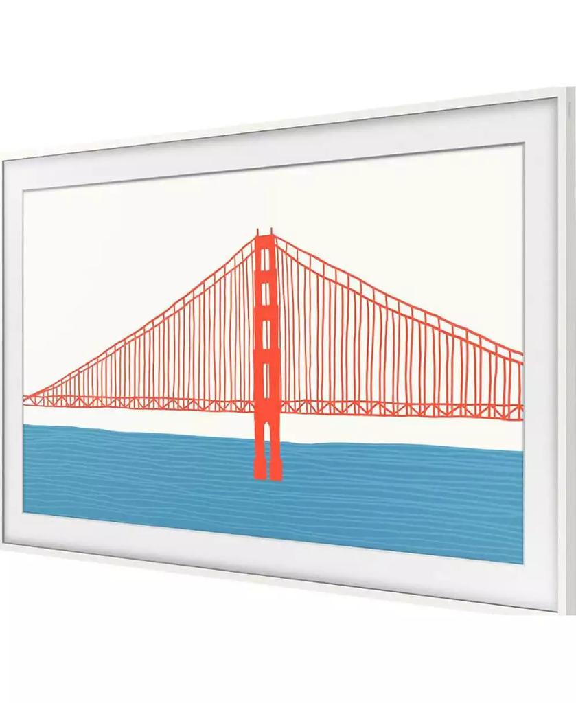 SAMSUNG 65" The Frame Customizable Bezel - Modern Teak