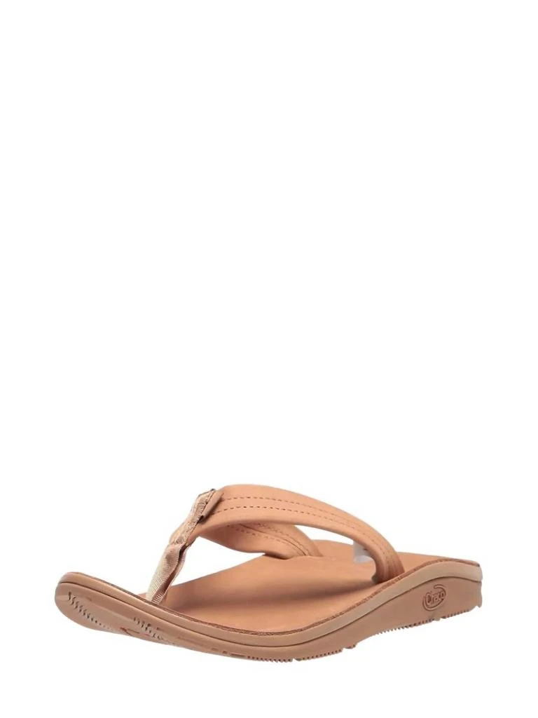 Chaco Women's Classic Leather Flip Flop In Tan 1
