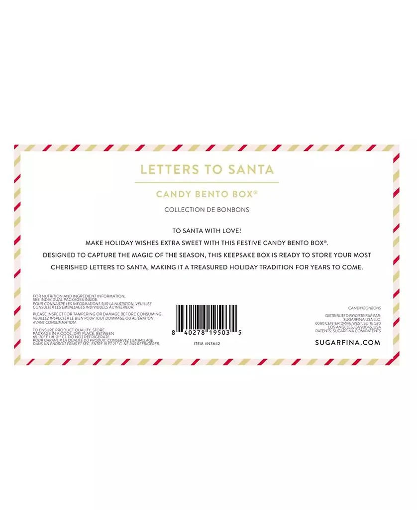 Sugarfina Holiday Letters to Santa Candy Bento Box, 2 Piece 6