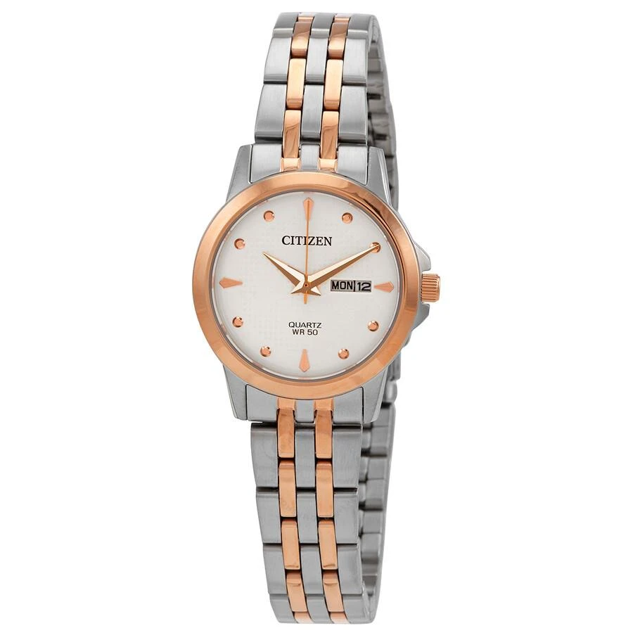 Citizen Quartz Silver Dial Two-tone Ladies Watch EQ0605-53A 1