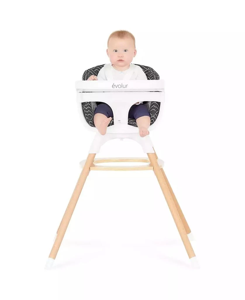 Evolur Baby Ann Beechwood 4-in-1 Highchair 2