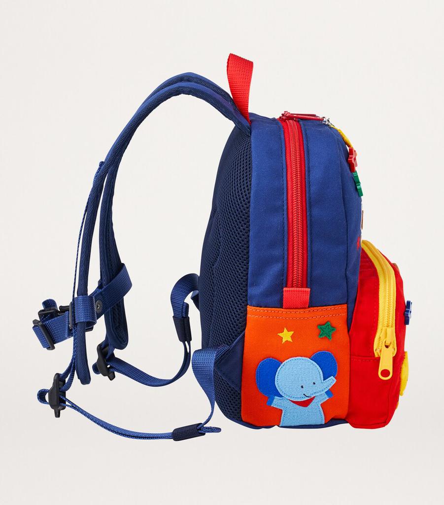 Miki House Patch-Detail Backpack