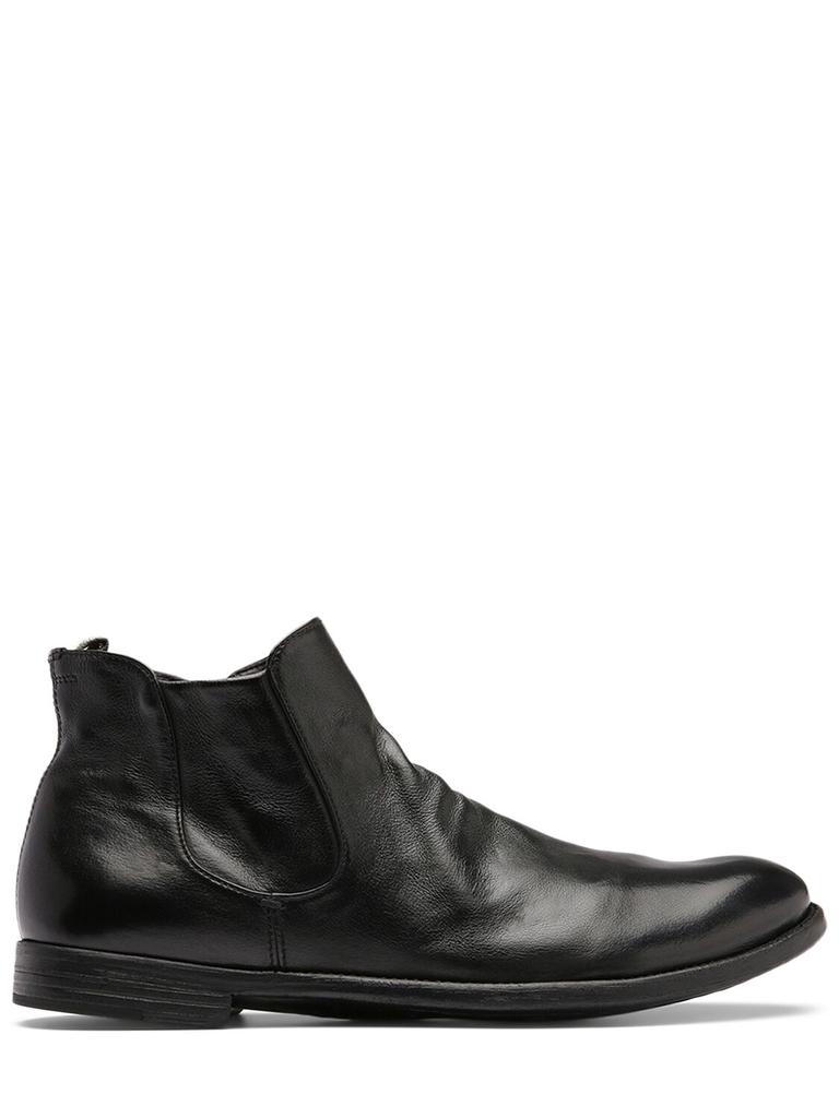 Officine Creative Ingnis Leather Ankle Boots