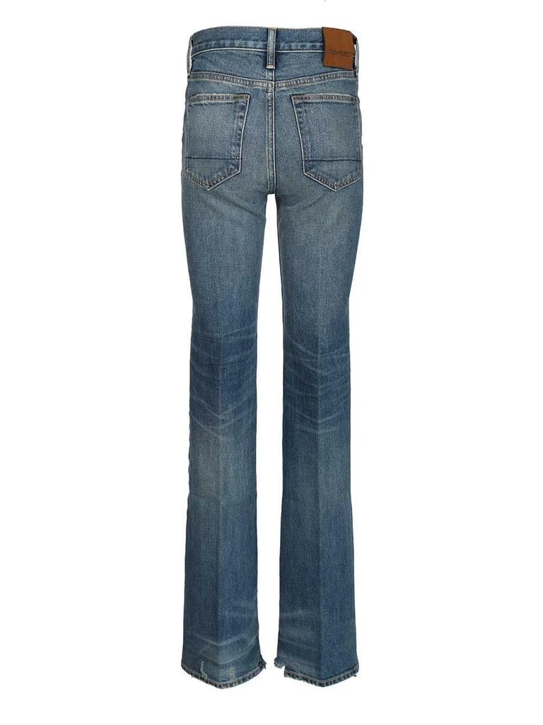 Tom Ford Tom Ford Japanese Stonewashed Comfort Denim Flare Jeans 2
