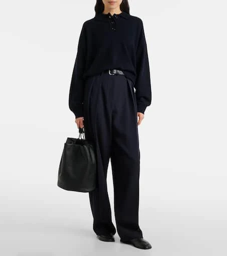 Jardin des Orangers Wool and cashmere polo sweater 2