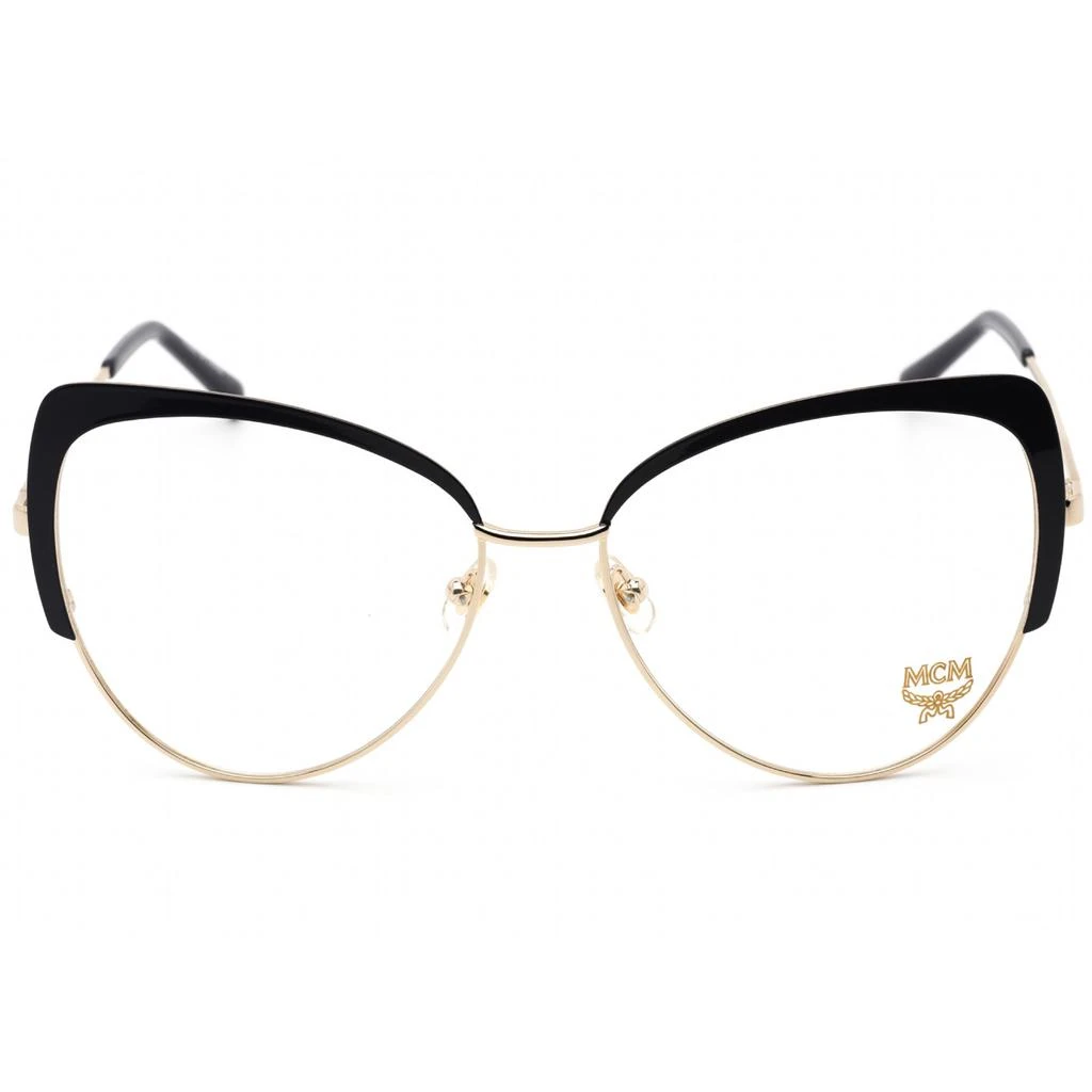 MCM MCM Women's Eyeglasses - Clear Lens Shiny Gold/Violet Cat Eye Frame | MCM2128 750 2