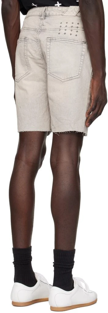 Ksubi Gray Chopper Pluto Denim Shorts 3