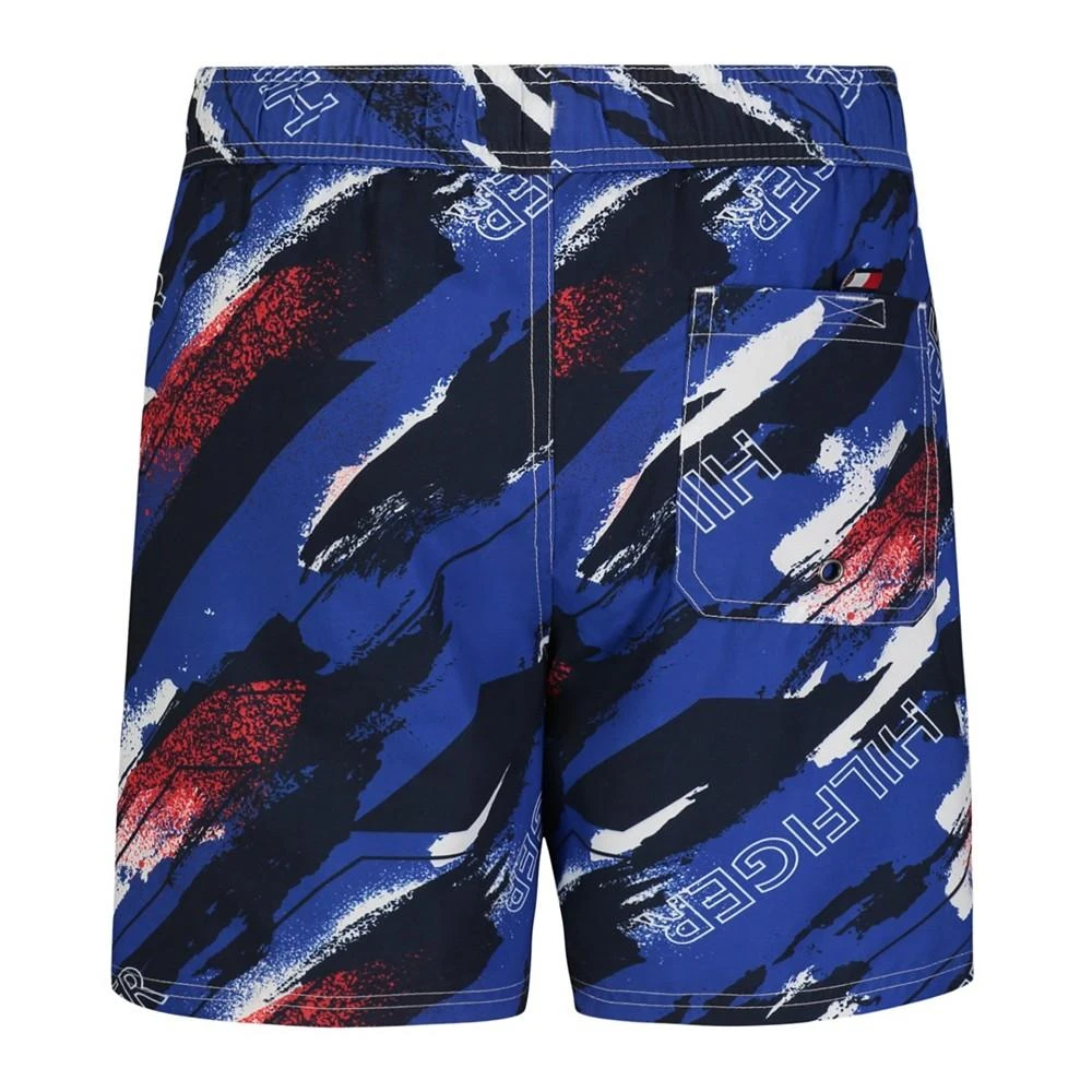 Tommy Hilfiger Big Boys Wave All Over Print Swim Trunks 2