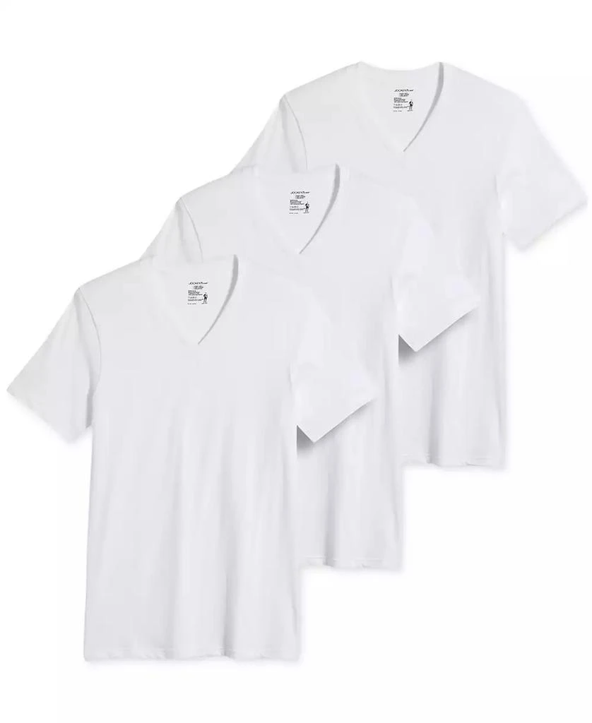 Jockey Men's 3-Pack Classic V-Neck Undershirts 6