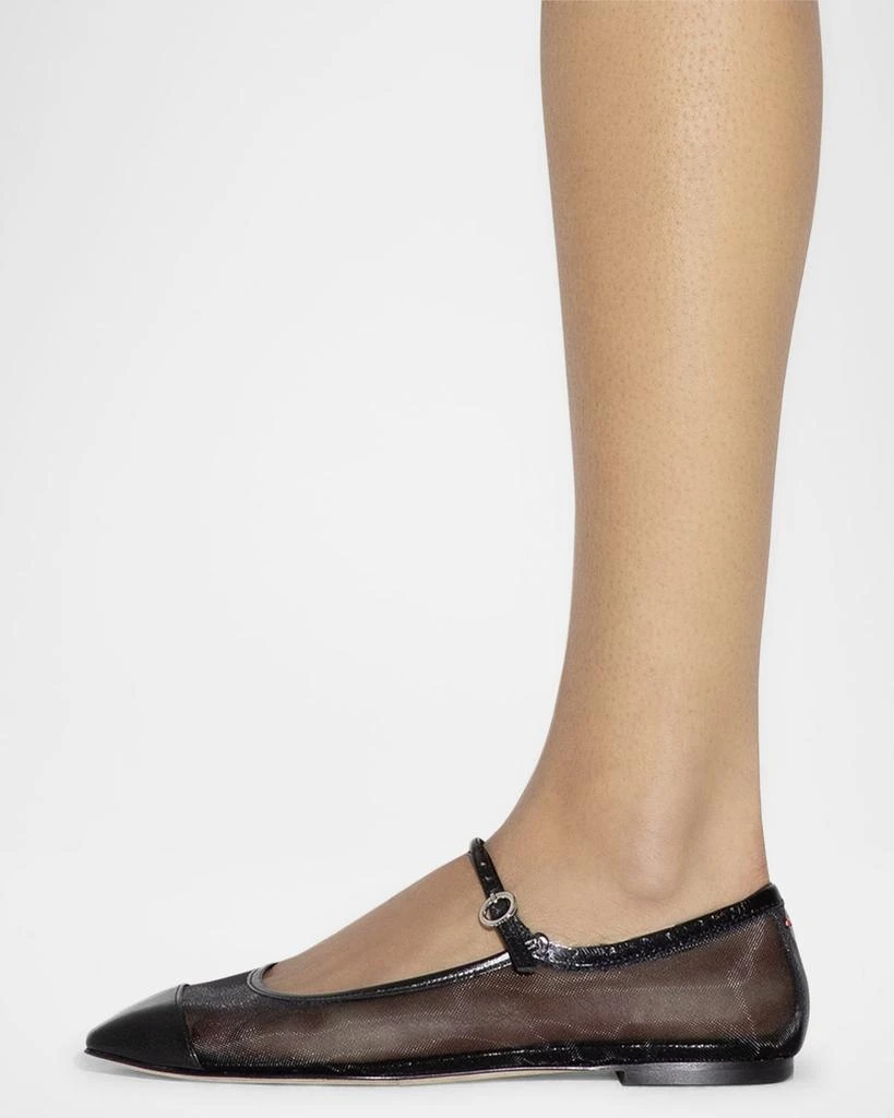 AEYDE Uma Mesh Mary Jane Ballerina Flats 2