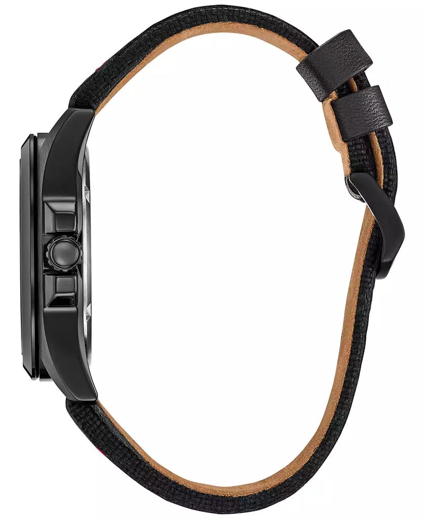 Citizen Eco-Drive Men's Marvel Tony Stark Kinda Sorta Famous Black Leather Strap Watch 43mm
