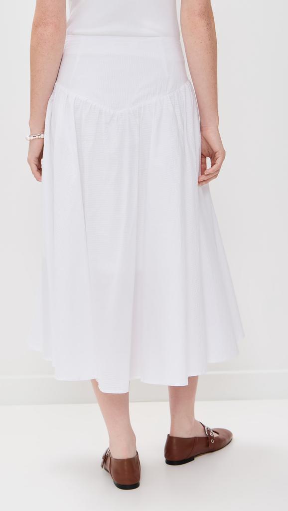 Peachy Den Deba Porcelain Midi Skirt