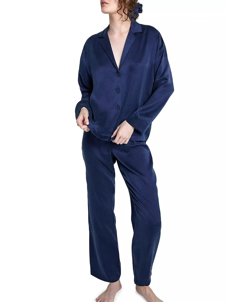 Lunya Washable Silk Long-Sleeve Pajamas 1