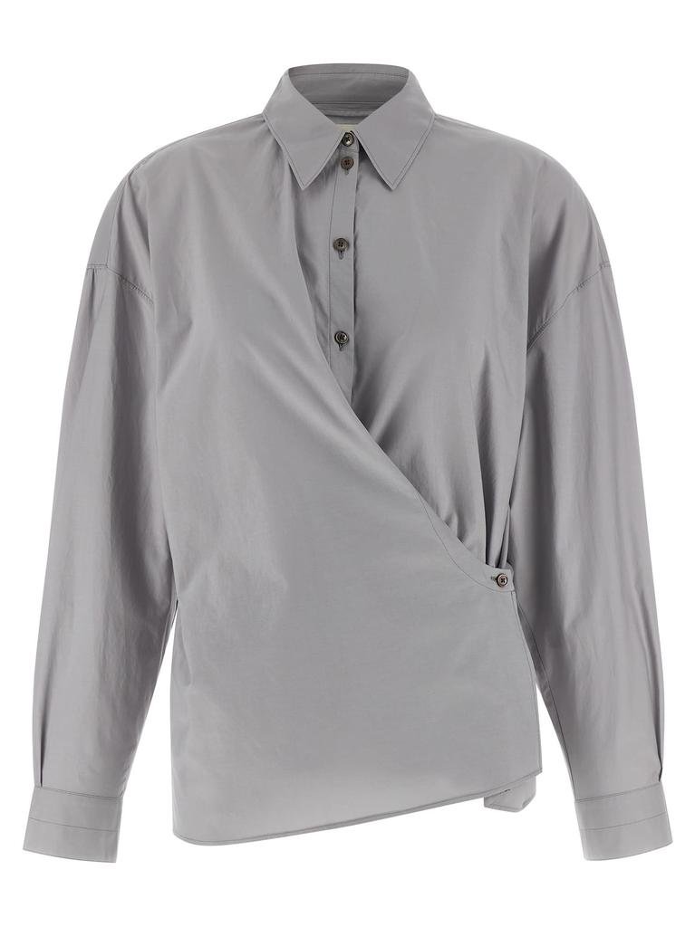 Shop straight Collar Twisted Shirt on Sale at BeyondStyle – Get 19