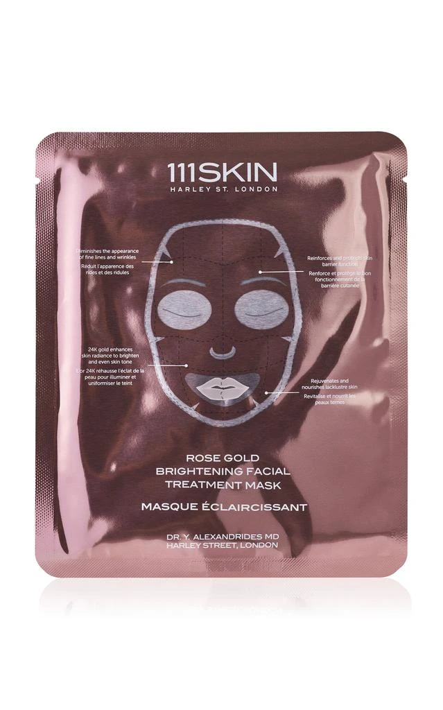111skin 111SKIN Set-of-Five Rose Gold Brightening Facial Treatment Masks - Moda Operandi