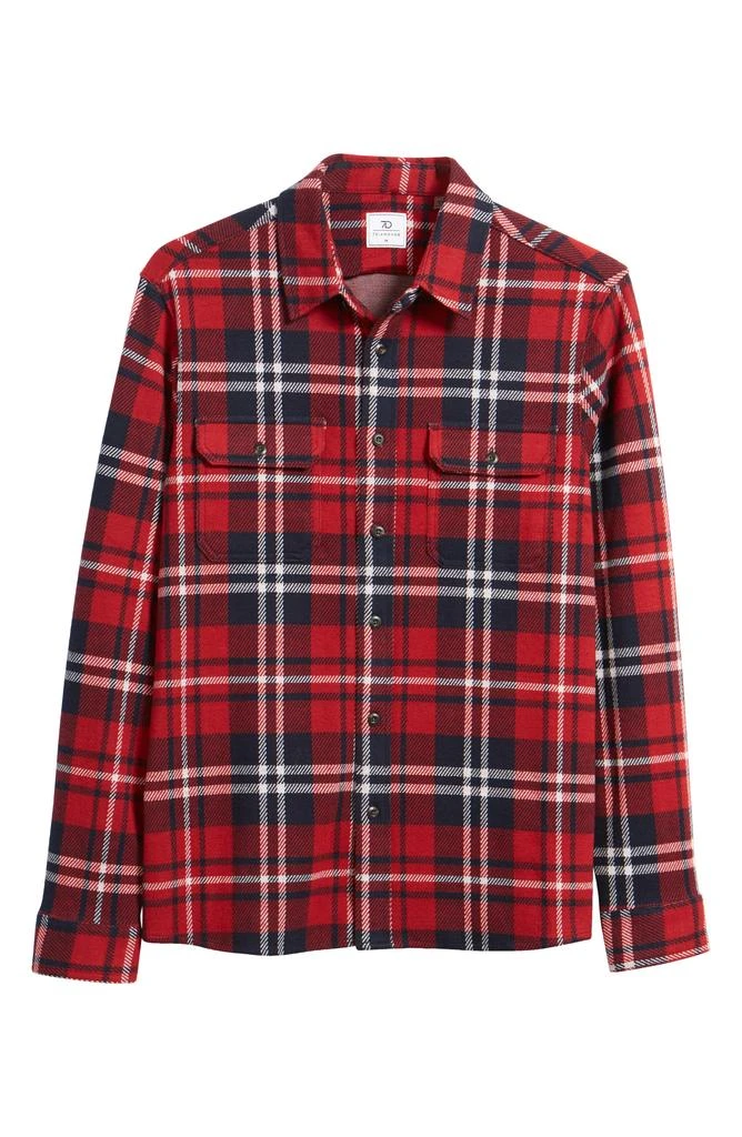 7 Diamonds Generation Plaid Double Knit Button-Up Shirt 4