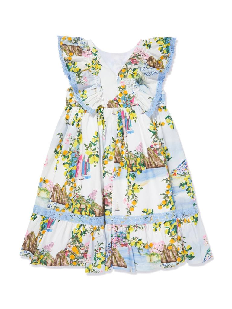 Patachou Patachou Beach Club Printed Dress